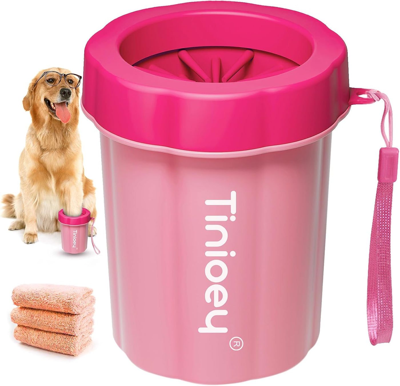 Muddy Paw Cleaner for Medium Dogs + 3 Towels