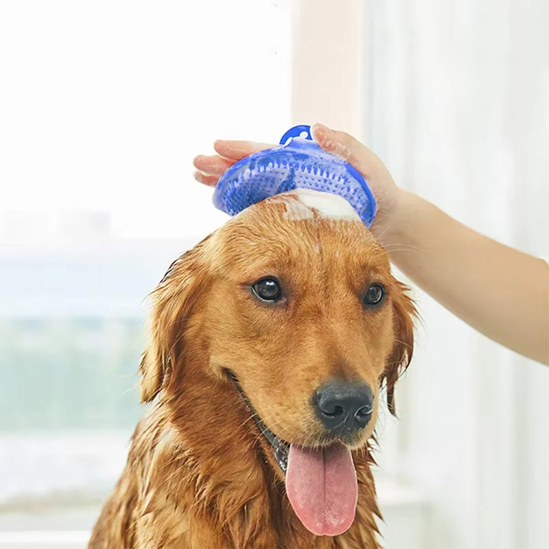 Silicone Dog Shower Brush β Grooming & Massage Glove for Bathing ππΆ
