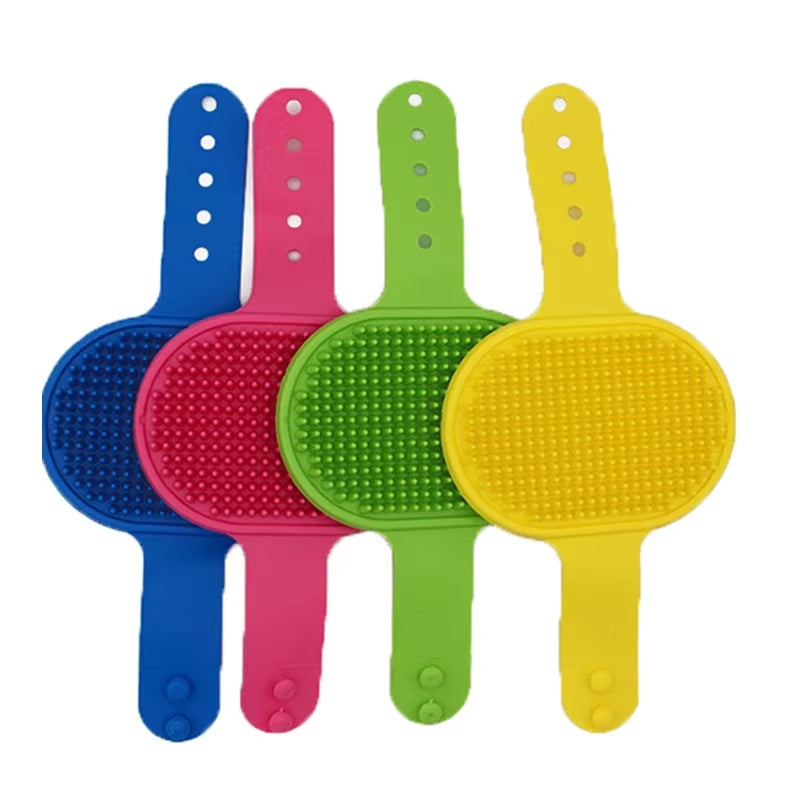 Silicone Dog Shower Brush β Grooming & Massage Glove for Bathing ππΆ