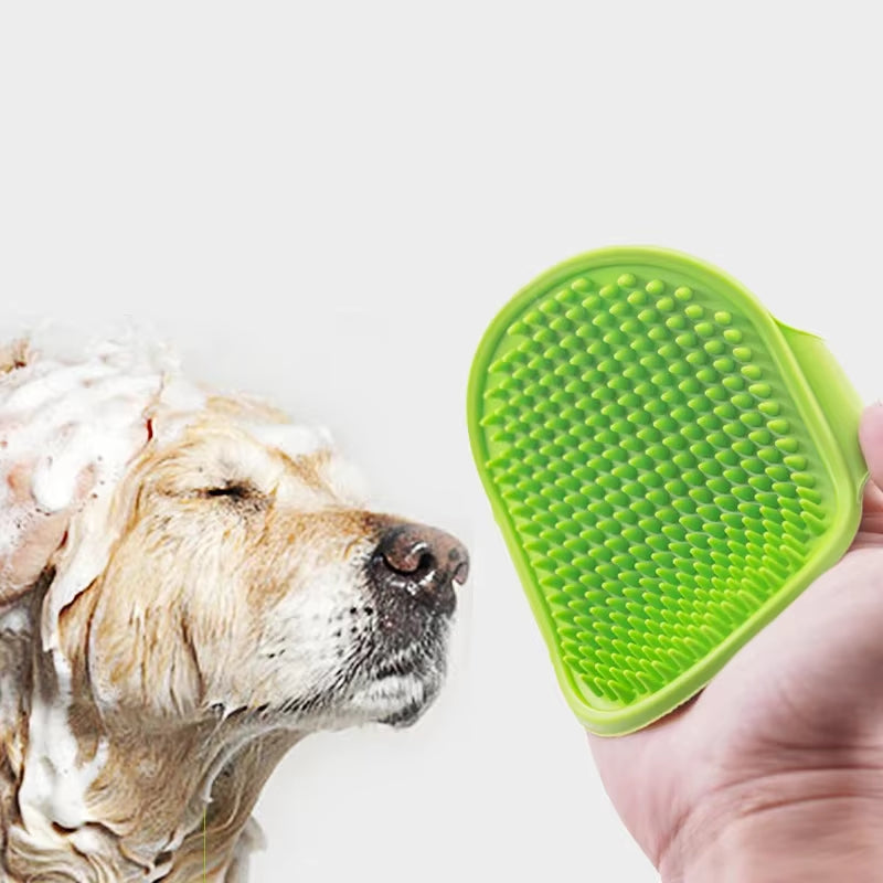 Silicone Dog Shower Brush β Grooming & Massage Glove for Bathing ππΆ
