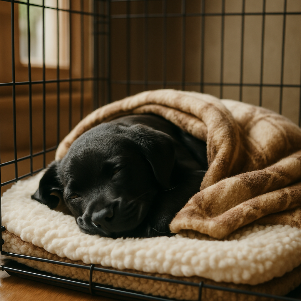 Peaceful Puppy Nights in a Crate: Step-by-Step Guide