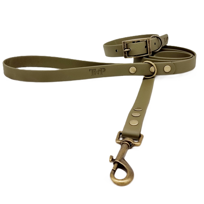 Olive - Waterproof BioThane© Dog Lead