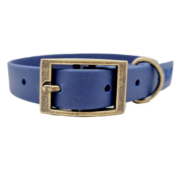 Navy - Waterproof BioThane© Dog Collar