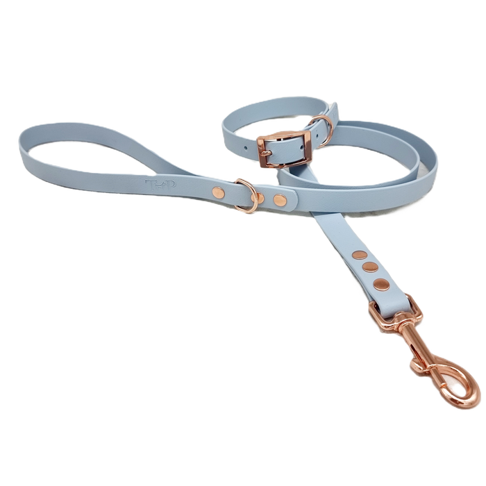Pastel Blue - Waterproof BioThane© Dog Lead