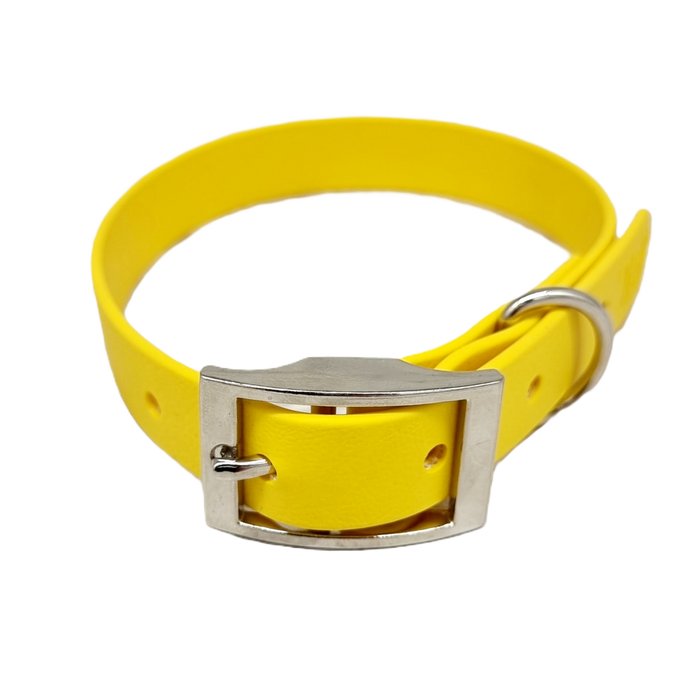 Yellow - Waterproof BioThane© Dog Collar