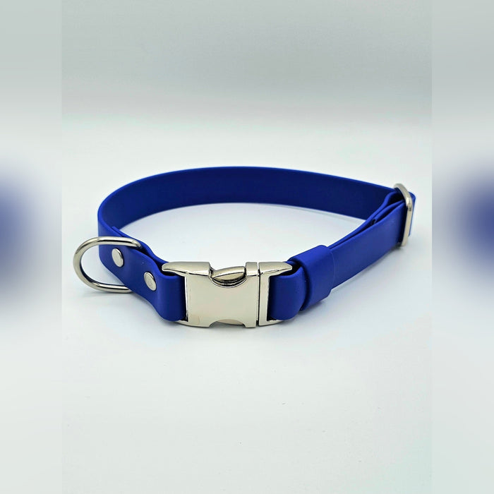 Royal Blue - Everlast Waterproof BioThane© Quick-Release Buckle Dog Collar