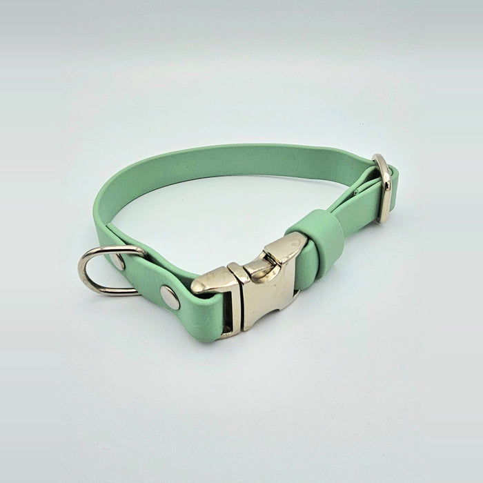 Sage - Everlast Waterproof BioThane© Quick-Release Buckle Dog Collar