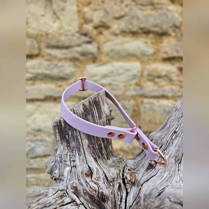 Lilac Waterproof BioThane® safe-stop Slip Collar