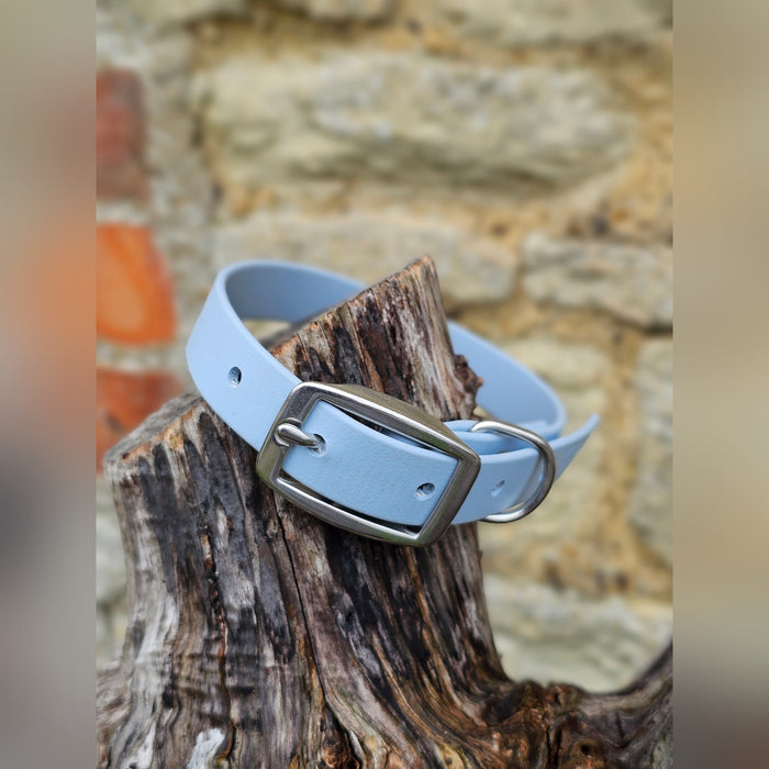 Pastel Blue - Everlast Waterproof BioThane© Dog Collar