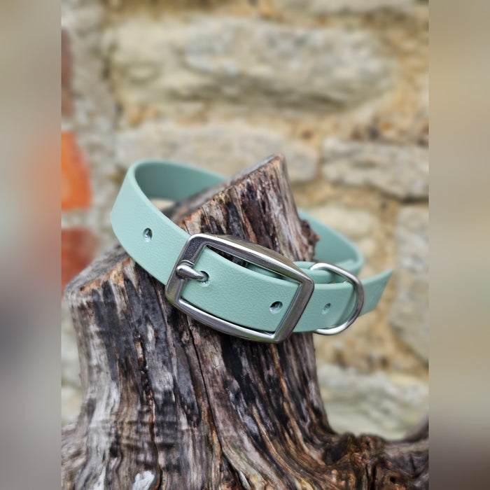 Sage - Everlast Waterproof BioThane© Dog Collar