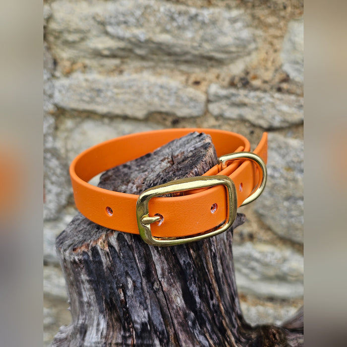 Burnt Orange - Everlast Waterproof BioThane© Dog Collar