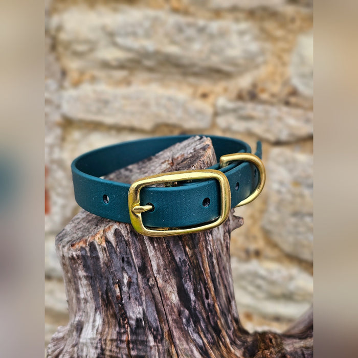 Dark Green - Everlast Waterproof BioThane© Dog Collar