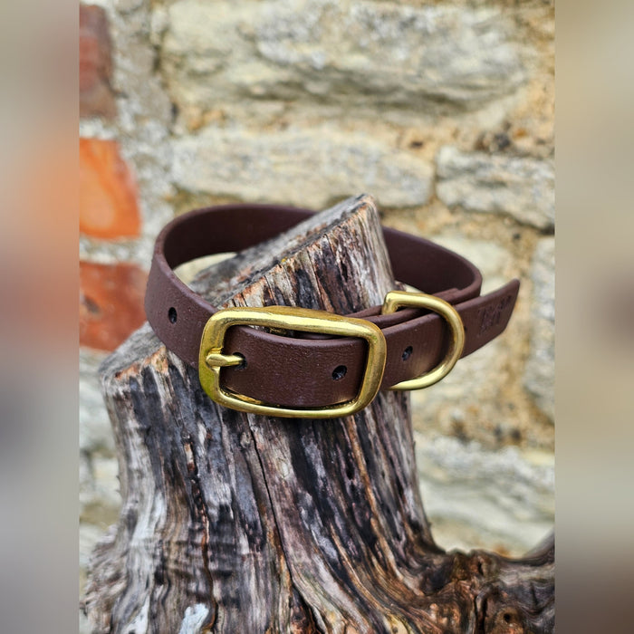 Dark Brown - Everlast Waterproof BioThane© Dog Collar
