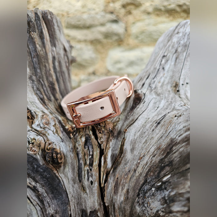 Powder Pearl - Waterproof BioThane© Dinky Dog Collar