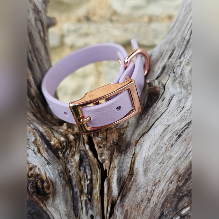 Lilac - Waterproof BioThane© Dinky Dog Collar