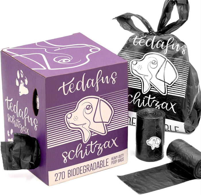 Dog Poo Bags with Tie Handles – 270 Pack