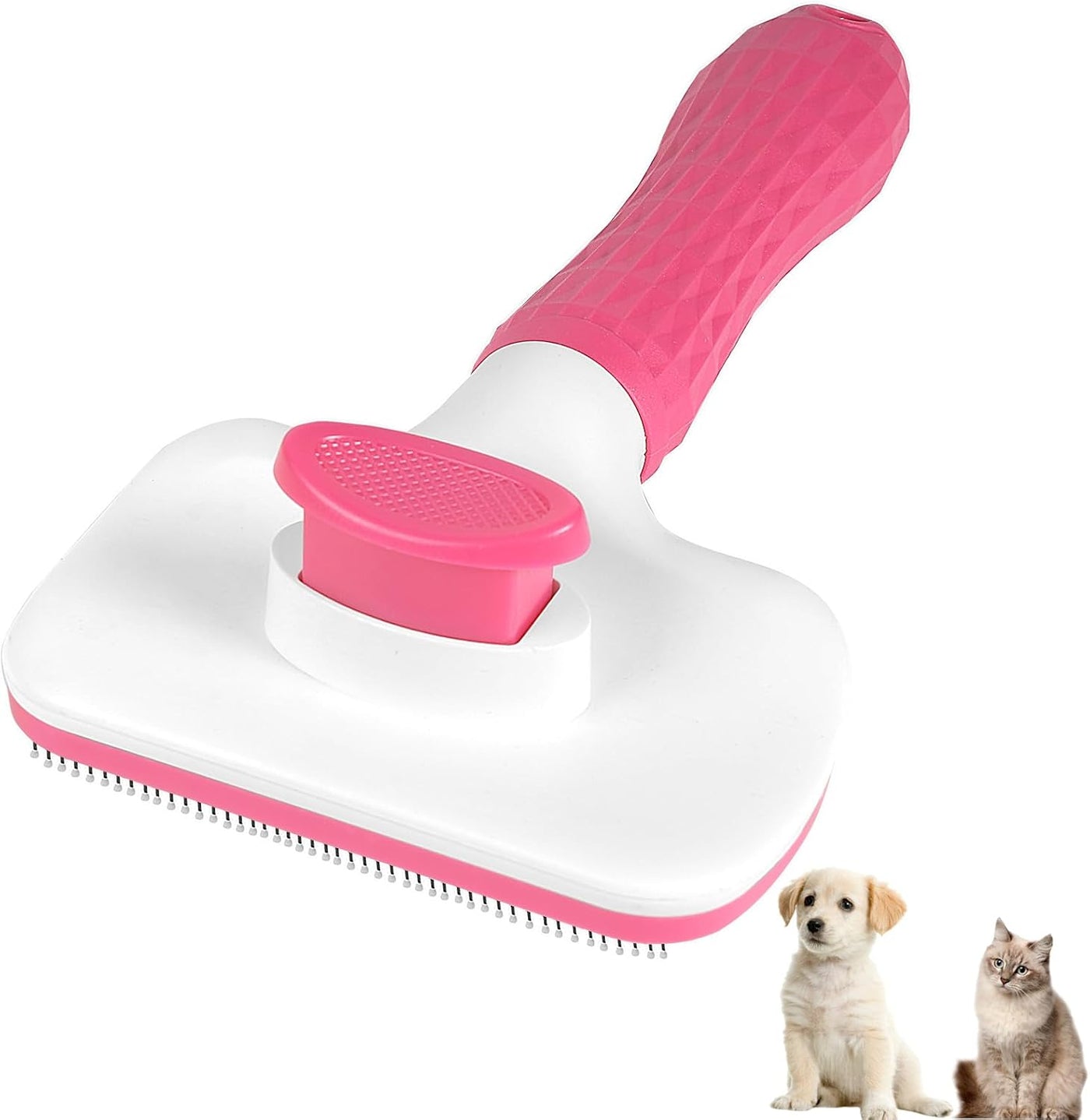 Self-Cleaning Slicker Brush – Light Pink