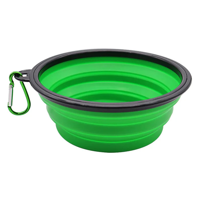 Collapsible Silicone Travel Dog Bowl