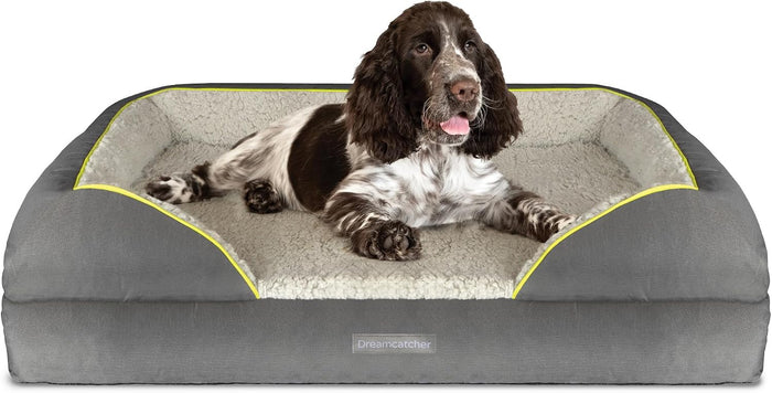 Orthopaedic Memory Foam Bolster Bed – Large Plus