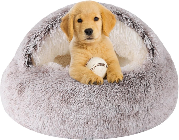 Cosy Small Dog Cave Bed – 50cm