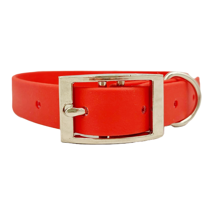 Red - Waterproof BioThane© Dog Collar