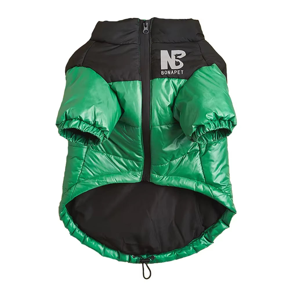Luxury Dog Down Jacket – Warm, Waterproof & Reflective Winter Coat ❄️🐶