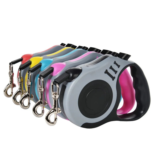 Automatic Retractable Dog Lead – 3M & 5M for Small Dogs 🐾✨