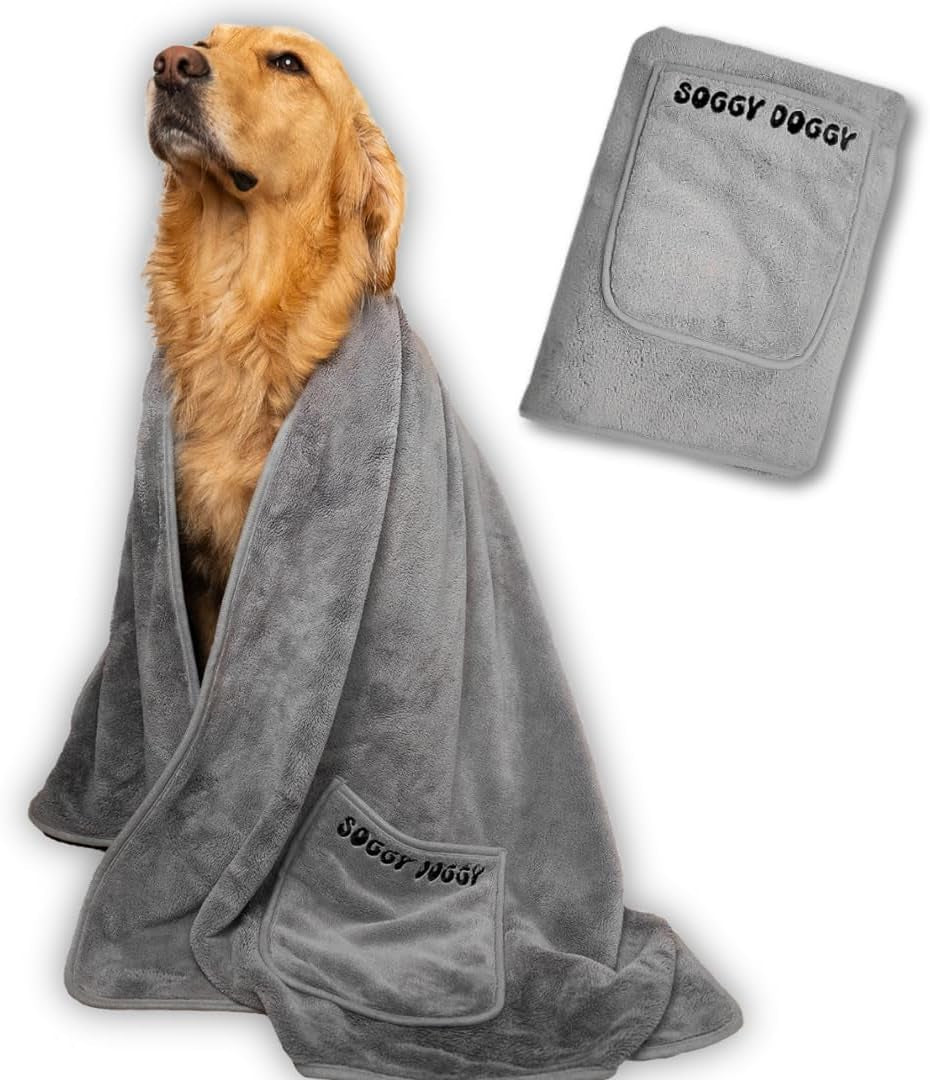 Luxury Microfibre Dog Towel – 140 × 70cm
